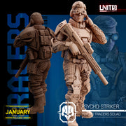 Cyberpunk - Psycho Tracers squad bundle (5 miniatures) - Only-Games