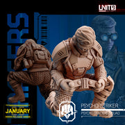Cyberpunk - Psycho Tracers squad bundle (5 miniatures) - Only-Games