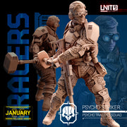 Cyberpunk - Psycho Tracers squad bundle (5 miniatures) - Only-Games