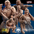 Cyberpunk - Psycho Tracers squad bundle (5 miniatures) - Only-Games