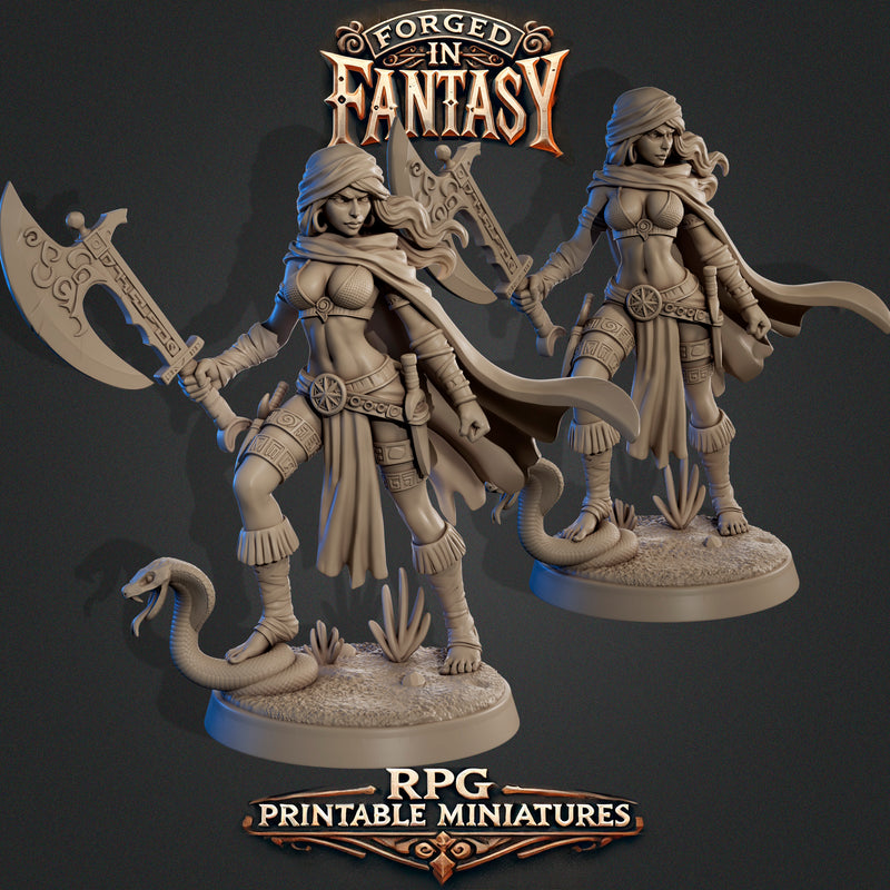 RPG Fantasy-Jazira Barbarian-75mm - Only-Games