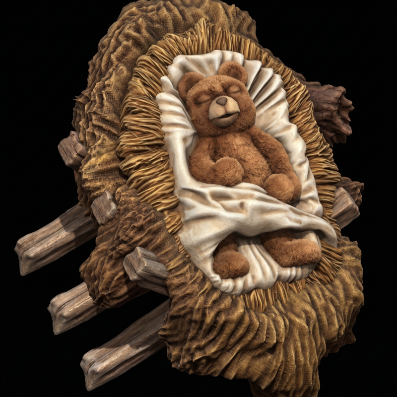 Heartwarming Christmas Magic: The Bear Family Nativity Set - Only-Games