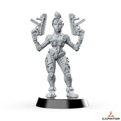 Kini Suko - Cyber Mercenary - 28mm Scale - Only-Games