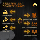 80mm Round Plain Plastic Bases - Only-Games