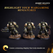 40mm Round Bases | Plain Black Plastic Bases for Wargames| Miniature Wargaming Bases - Only-Games