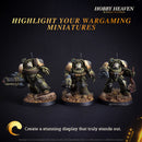 40mm Round Bases | Plain Black Plastic Bases for Wargames| Miniature Wargaming Bases - Only-Games