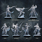 L 18 Stragovian Nightwardens warband (7 models) - Only-Games