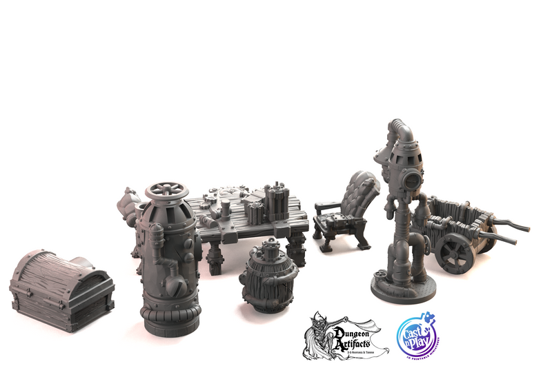 Laboratory Furniture - Insane Inventions - CastNPlay Wargaming D&D DnD ...