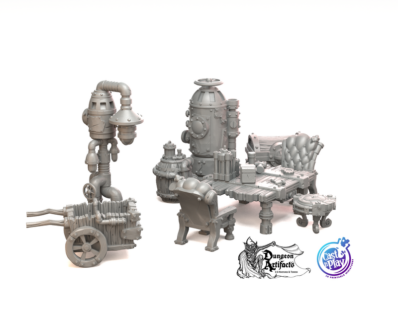 Laboratory Furniture - Insane Inventions - CastNPlay Wargaming D&D DnD ...