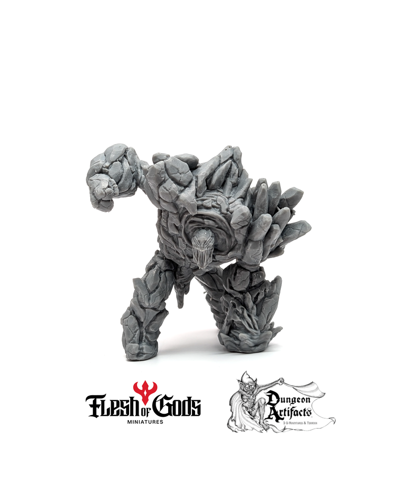 Lava Golem - Transmutation of Reality - Flesh of Gods Wargaming D&D DnD - Only-Games