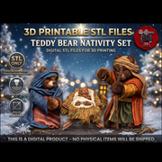 Heartwarming Christmas Magic: The Bear Family Nativity Set - Only-Games