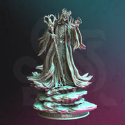 Undead Lich, Arch-Lich Monster Miniature | 28mm,32mm,54mm,75mm,100mm Scales | Dungeons and Dragons Pathfinder | DM Stash - Only-Games