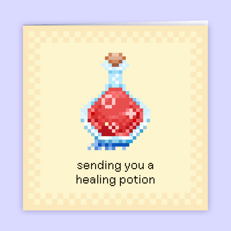 Healing Potion Card - Only-Games