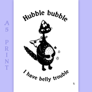 Hubble Bubble A5 Print - Only-Games