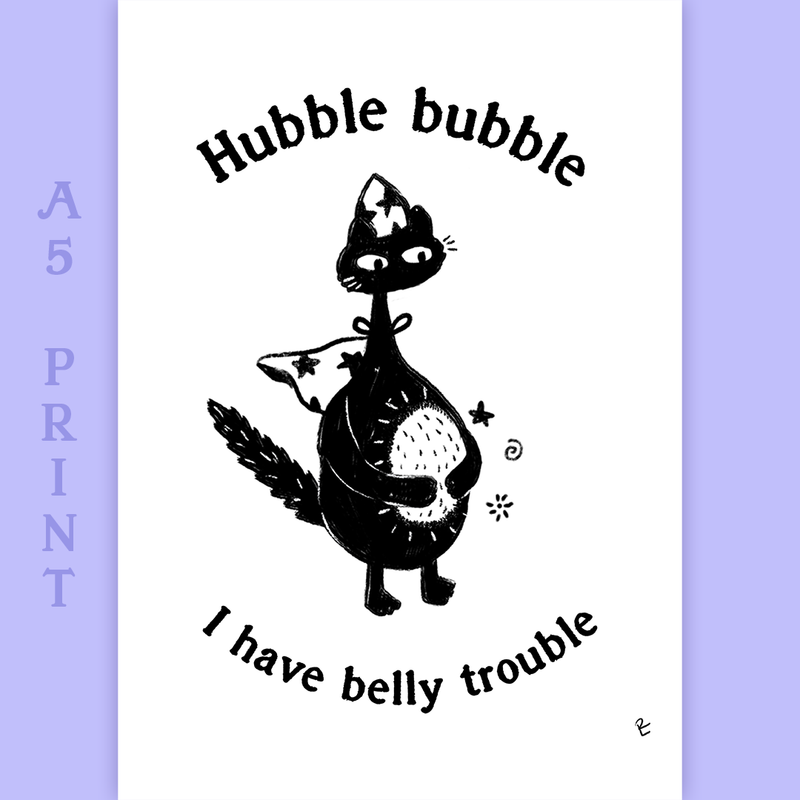 Hubble Bubble A5 Print - Only-Games