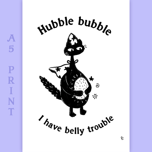 Hubble Bubble A5 Print - Only-Games