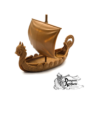 Longship - Wilds of Wintertide Wargaming Terrain D&D, DnD - Only-Games