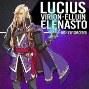 Lucius Virion-Elluin Elenasto - High Elf Sorcerer - Only-Games