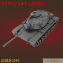 MG144-US02D M60A1 MBT (with seachlight and smoke dischagers) - Only-Games