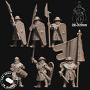 Medieval/Bretonn - Men at Arms - 28/32mm
