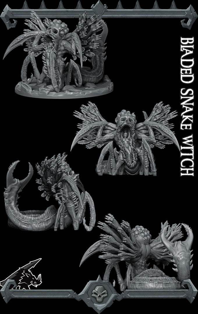 Bladed Snake Witch - Rocket Pig Wargaming D&D DnD - Only-Games