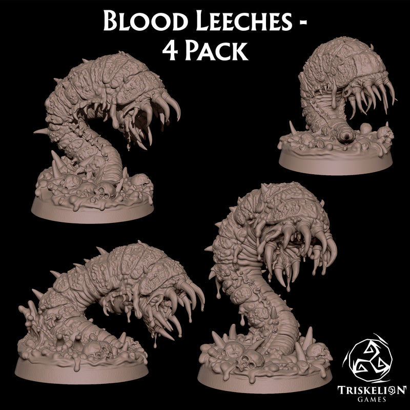 Cthonian Purple Worm Burrowers Beneath  - 4 Pack (RMA Blood Leeches)