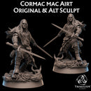 Cormac Mac Airt - Human Fighter Swordsman - Original & Alternate Sculpt