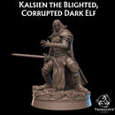 Kalsien the Blighted, Corrupted Dark Elf Swordsman