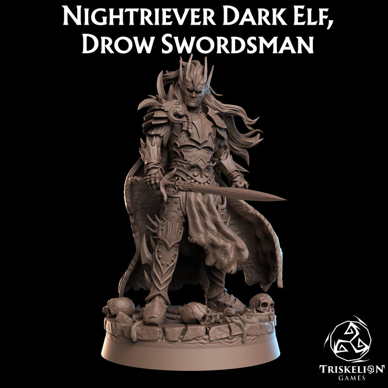 Nightriever Dark Elf, Drow Swordsman
