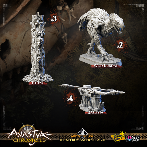 ANASTYR CHRONICLES - Terrains & wild beasts PACK - The Necromancer's Plague - Only-Games