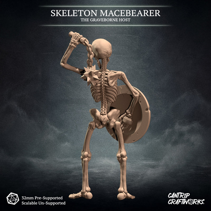 Skeleton Macebearer, The Graveborne Host