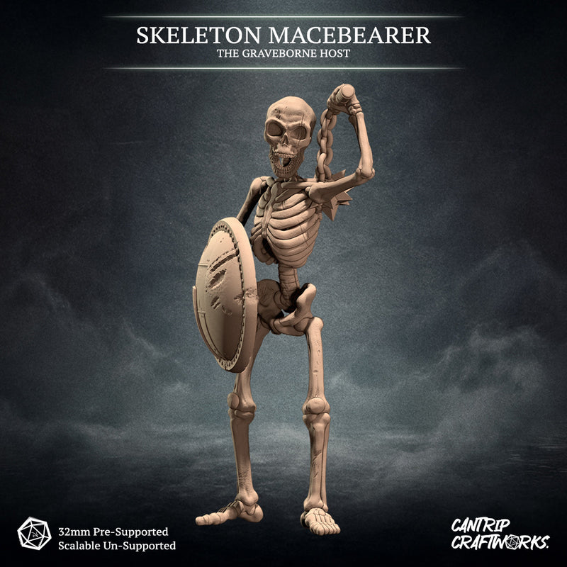 Skeleton Macebearer, The Graveborne Host