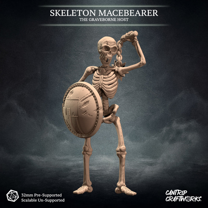 Skeleton Macebearer, The Graveborne Host