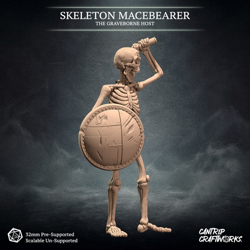 Skeleton Macebearer, The Graveborne Host