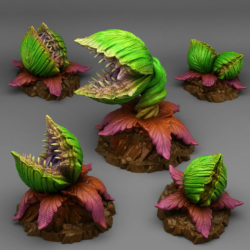 Massive Carnivorous Plants - Print Your Monsters - Wargaming D&D DnD - Only-Games