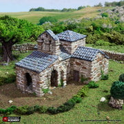 French Mausoleum - King and Country - Printable Scenery Terrain Wargaming D&D DnD 10mm 15mm 20mm 25mm 28mm 32mm 40mm 54mm Painted options - Only-Games
