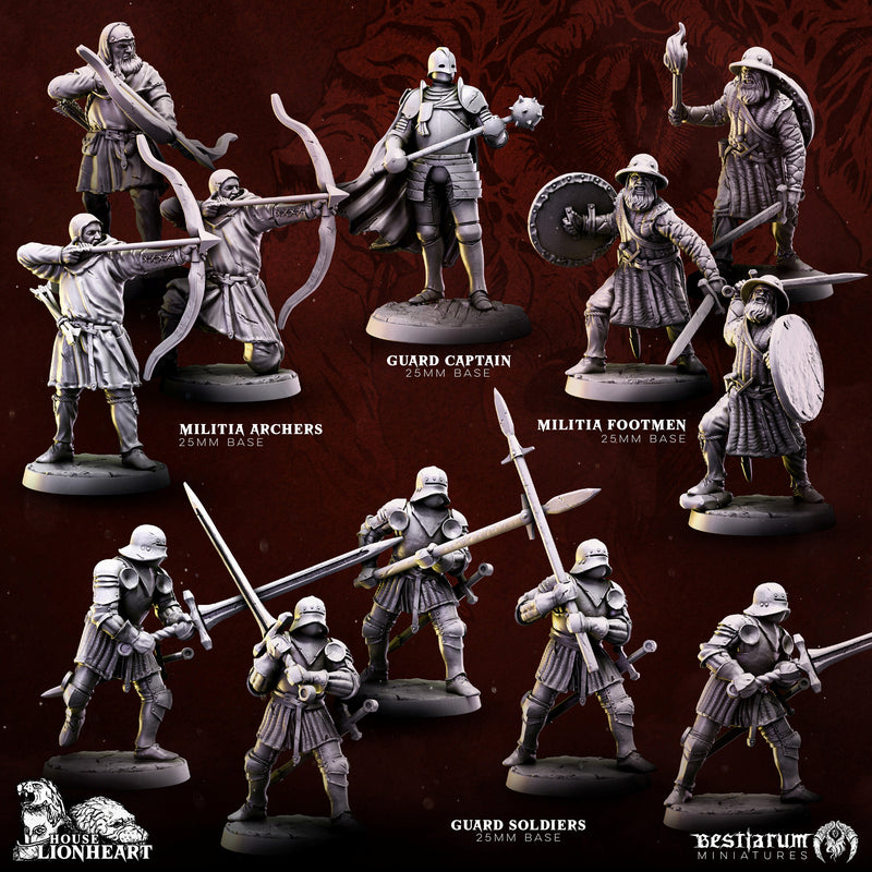 Medieval Knights Warband | Bestiarum | Wargaming DnD Miniatures - Only-Games