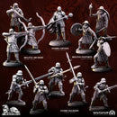 Medieval Knights Warband | Bestiarum | Wargaming DnD Miniatures