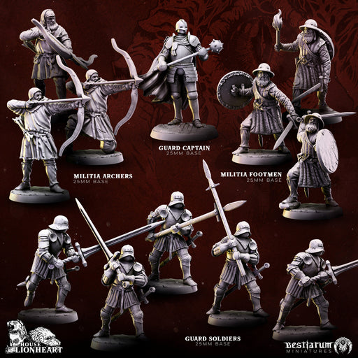 Medieval Knights Warband | Bestiarum | Wargaming DnD Miniatures - Only-Games