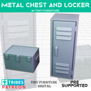 Metal chest and locker
