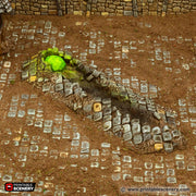 Meteor Craters - Cities of Ramshackle and Ruin - Printable Scenery - Terrain, Wargaming, D&D, DnD - Only-Games