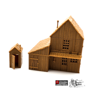 Miner's Shack - 15mm 28mm 32mm Time Warp Wargaming Terrain Scatter Western D&D, DnD - Only-Games
