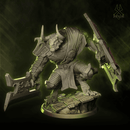 Ajax The Azure Blaze - Minotaur 32mm Miniature (Holy Church of Iridescence) - Only-Games