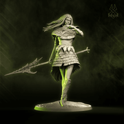 Saunja Swamp Prowler – Huntress 32mm Miniature (Swamp Grazzers) - Only-Games