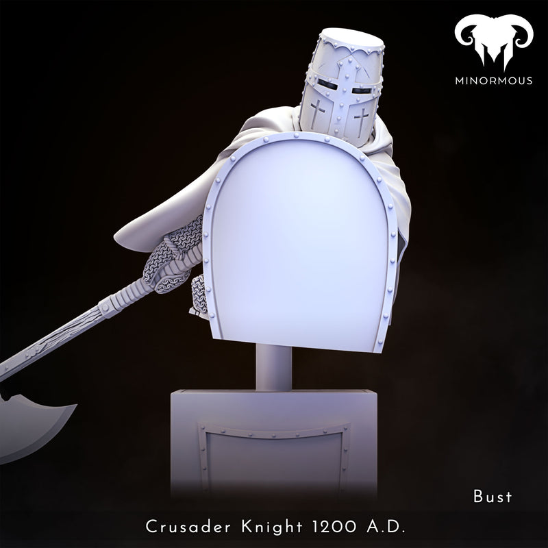 Bust - Crusader Knight 12th-13th CAD - Vigilant Sentinel