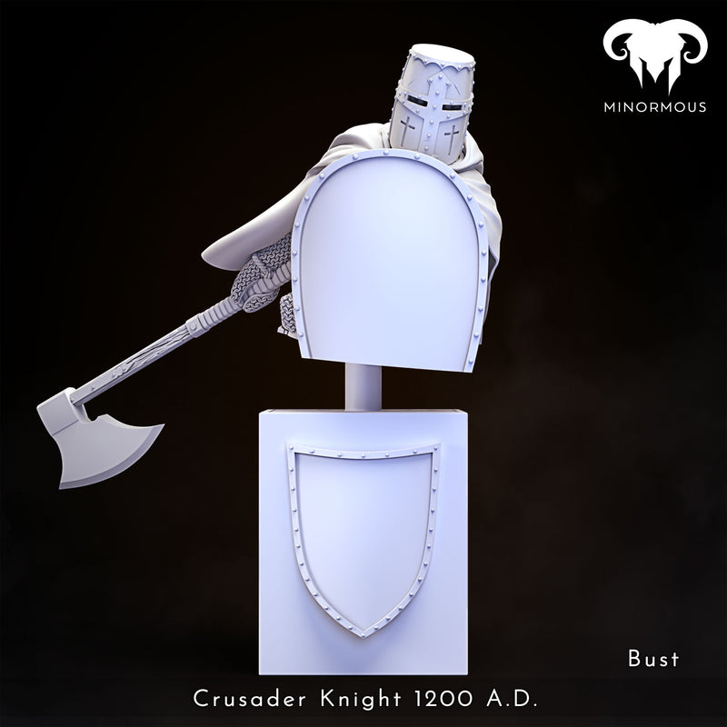 Bust - Crusader Knight 12th-13th CAD - Vigilant Sentinel