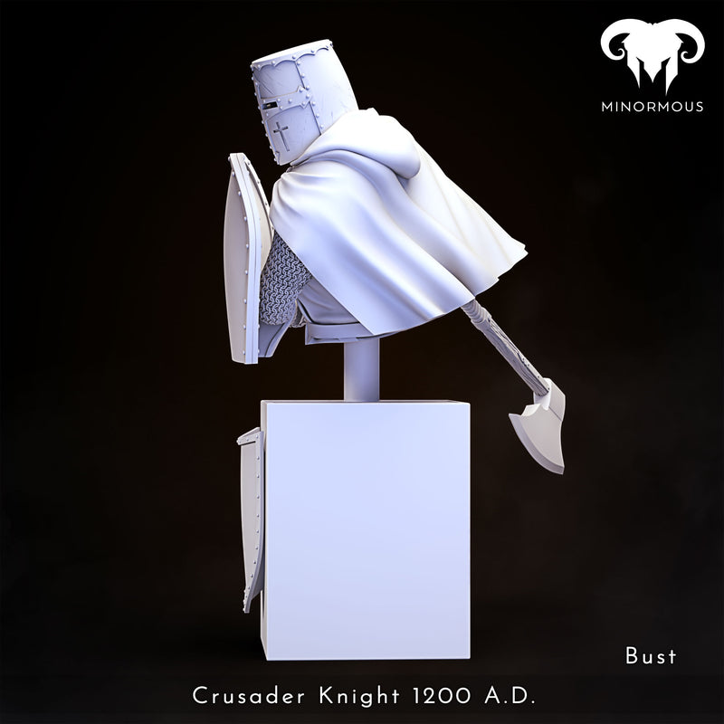 Bust - Crusader Knight 12th-13th CAD - Vigilant Sentinel