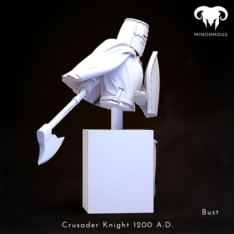 Bust - Crusader Knight 12th-13th CAD - Vigilant Sentinel