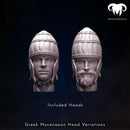 Bust - Greek Mycenaean Heavy Infantry 1500 B.C. Palace Guard!