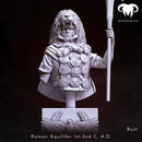 Bust - Roman Aquilifer 1st-2nd C. A.D. Looking at the Battlefield!